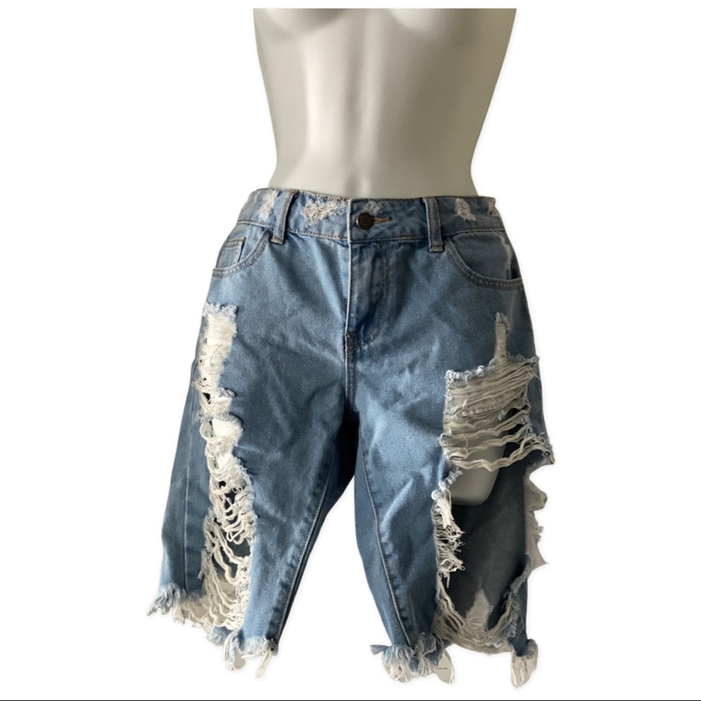 Distressed Forever 21 Shorts